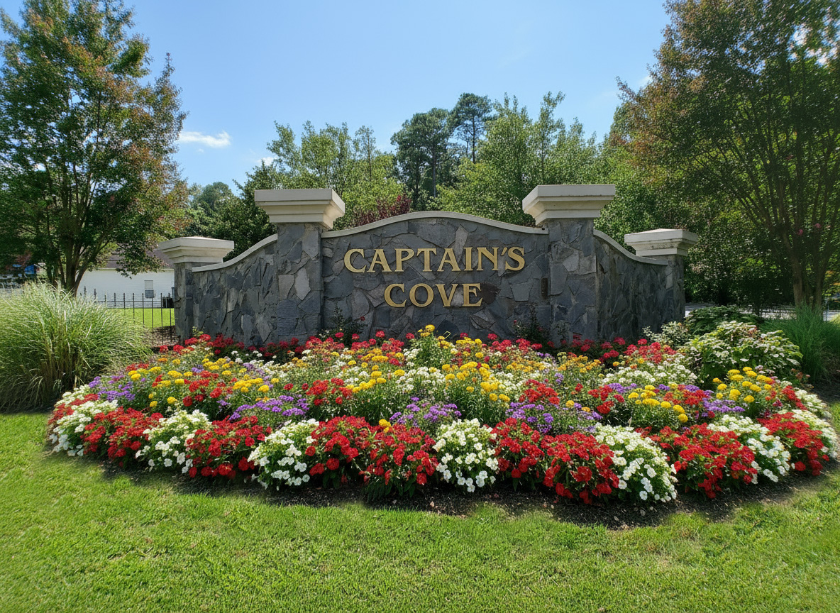 captains cove sign